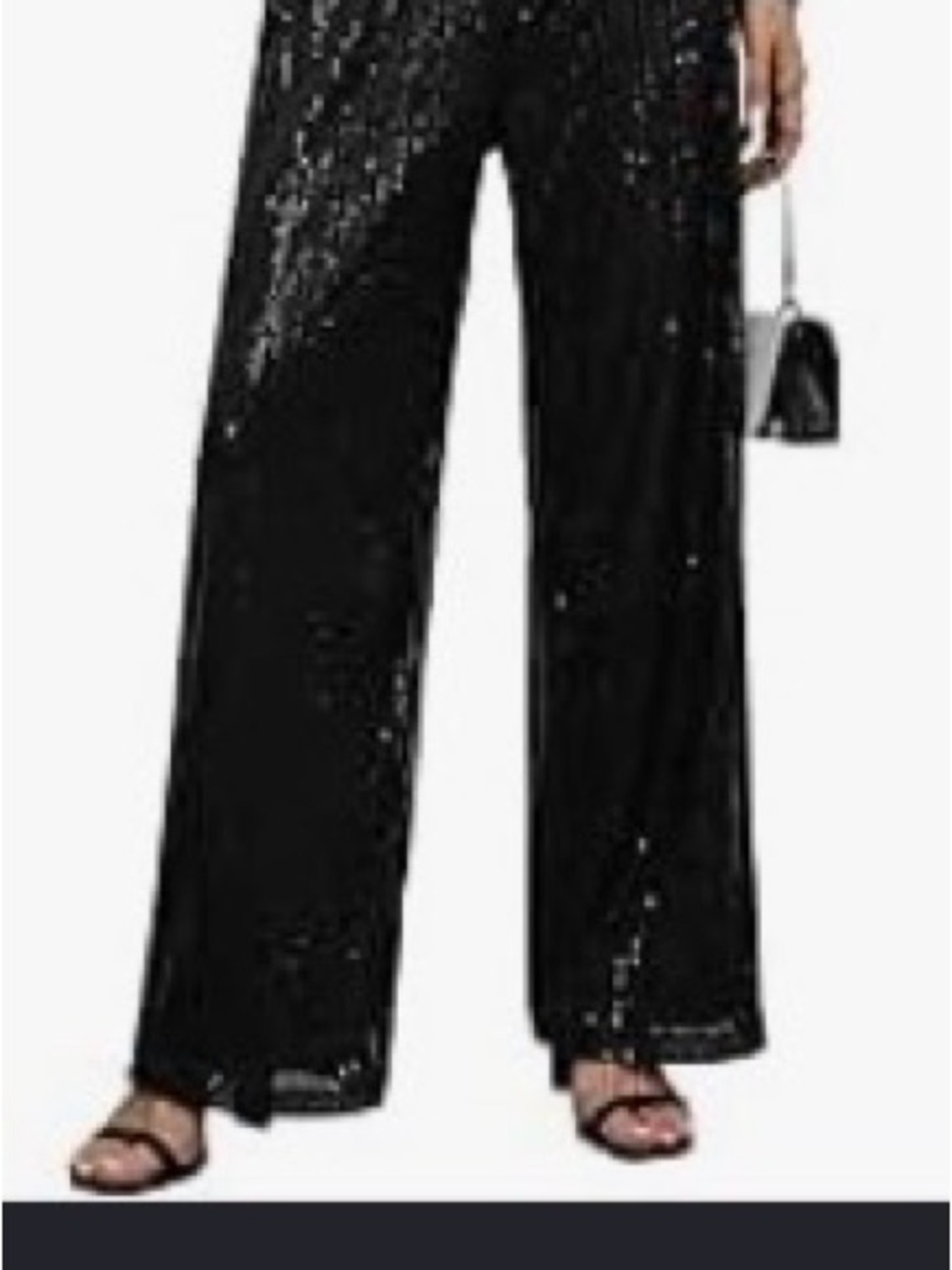 Draper James Black Sequin Pants